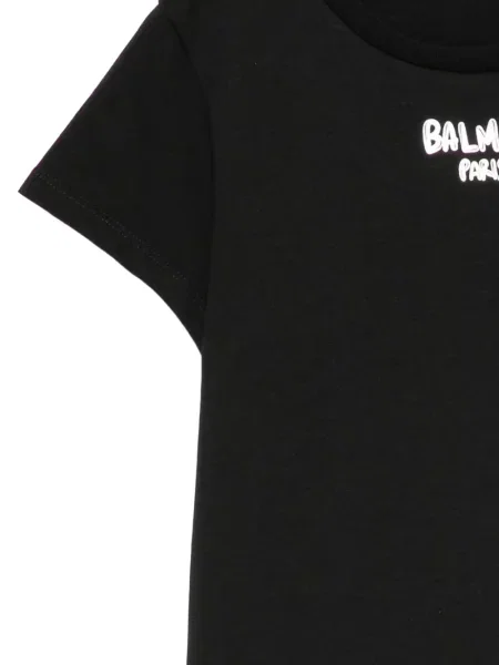 Gyerek póló Balmain fekete