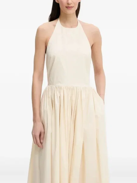 Rochie maxi Isabelle Blanche de costum