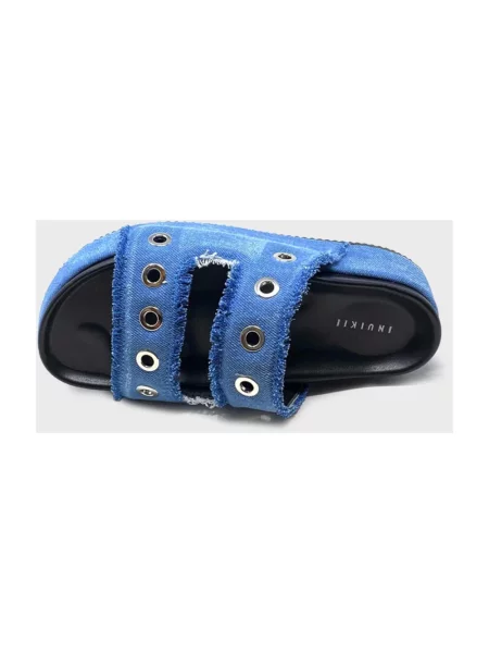 Inuikii Klapki Jeans Studos granatowy