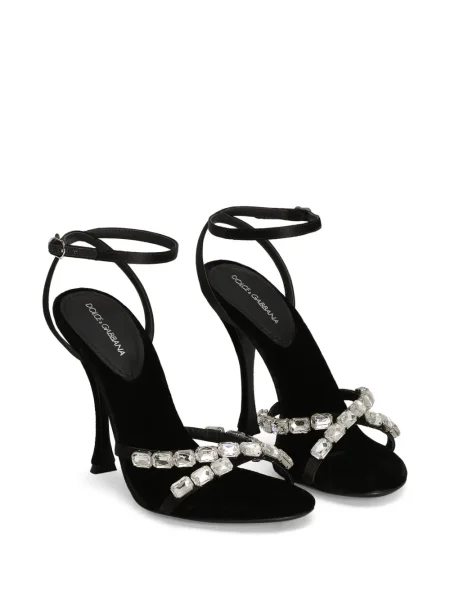 Sandale Dolce & Gabbana de cristal negru