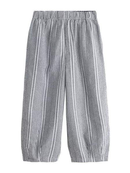 Next Pantaloni gri / negru alb