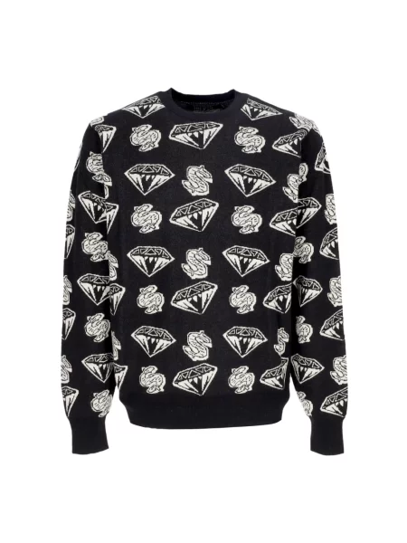 Dzianinowy sweter Billionaire czarny
