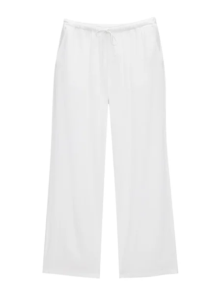 Pull&Bear Pantaloni alb