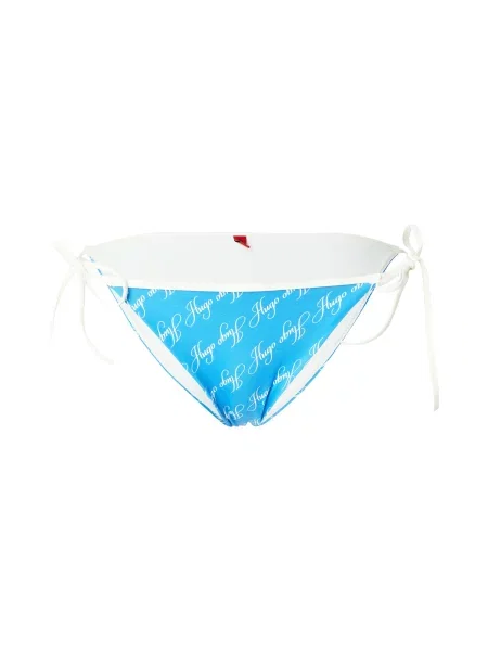 HUGO Slip costum de baie albastru alb