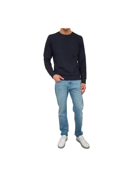 Bluza Hugo casual niebieska