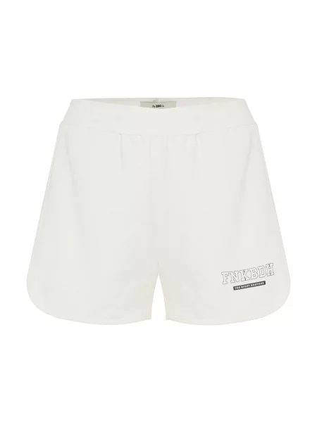 Funky Buddha Pantaloni sport murdar alb
