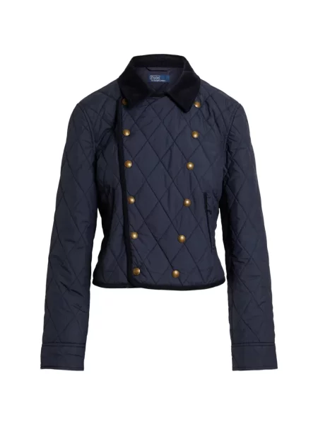 Велурени бягане с яка чорапи Polo Ralph Lauren синьо