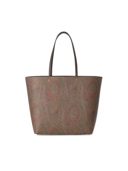 Torebka Etro skórzana brązowa