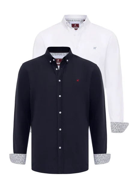 Williot Košile námořnická modř bílá