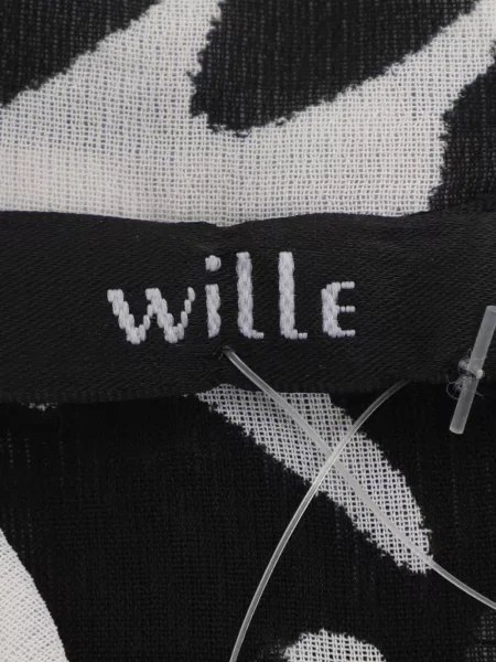 Košile Wille s potiskem černá
