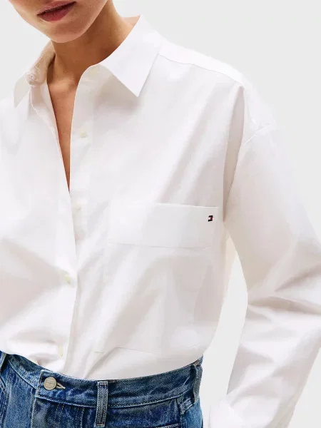 Рубашка Tommy Hilfiger белая