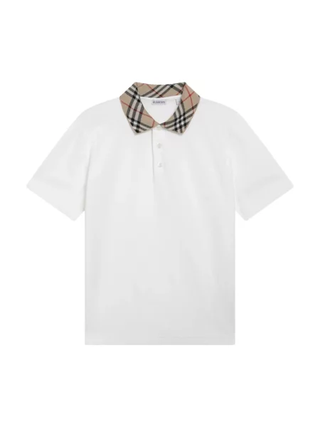 Koszulka polo Burberry biała
