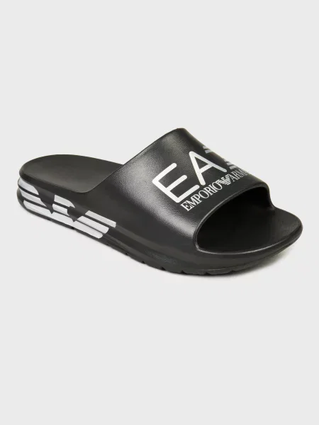 Шлепанцы Ea7 Emporio Armani черные