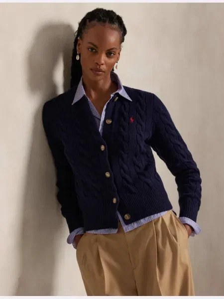 POLO RALPH LAUREN De lână cardigan cu adaos de cașmir