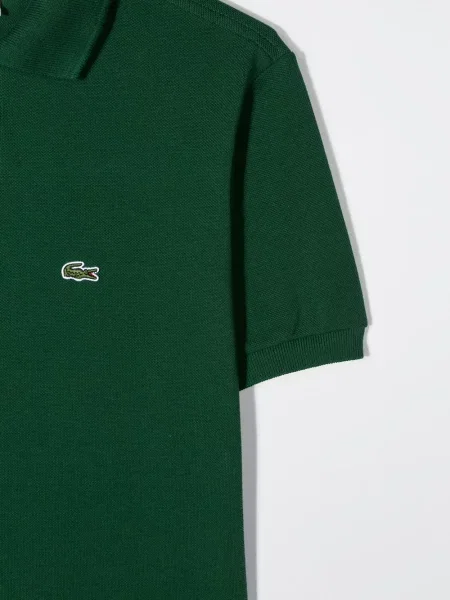 Koszulka polo dziecięca Lacoste zielona