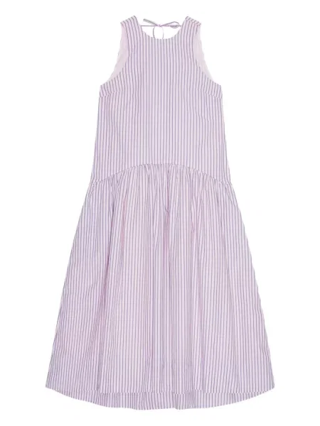 Rochie Ganni cu dungi de costum violet