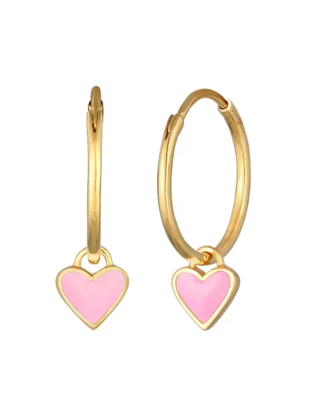 ELLI Uhani zlata roza