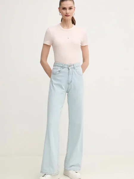 Calvin Klein Jeans Kratka majica bež