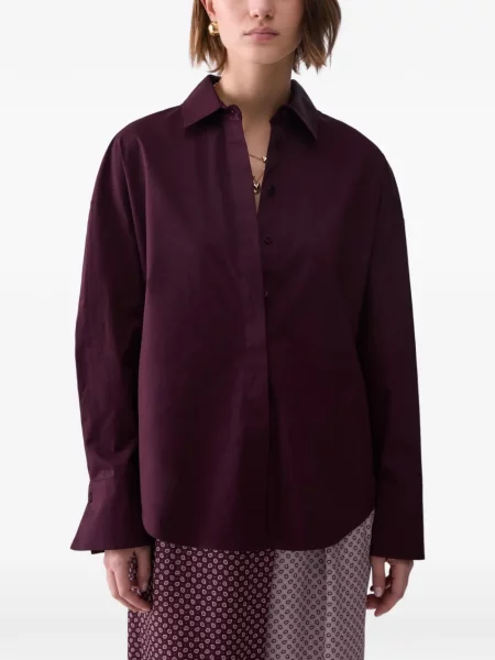 Cămașă Liu Jo din satin violet