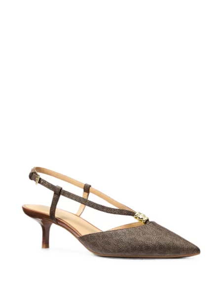 Pantofi cu toc Michael Kors cu imagine maro