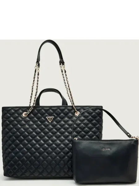 Guess Geantă shopper 2 în 1 GIULLY II negru