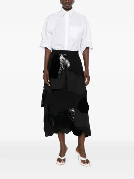 Fustă midi Moschino negru