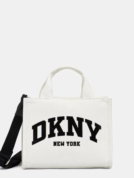 DKNY geantă crossbody pentru femei din bej