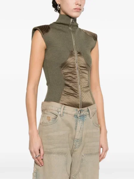 Body Jean Paul Gaultier tricotate verde