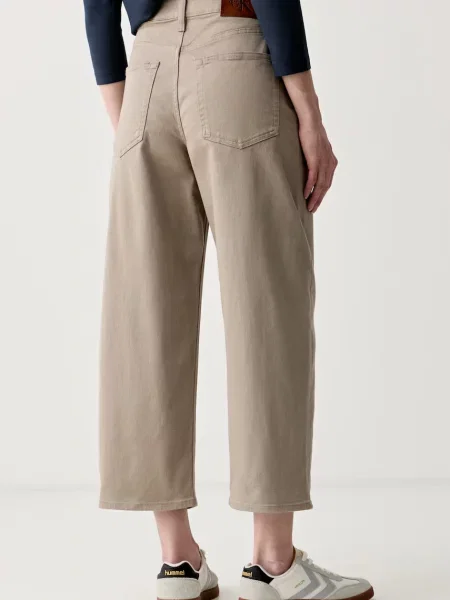 Calvin Klein Jeans jeansy barrel beżowe