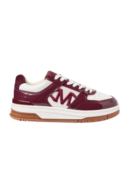 Sneakersy Mallet London zamszowe czerwone