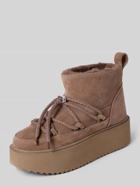 Kozaki ze skóry z podeszwą na platformie model CLASSIC LOW PLATFORM' Inuikii