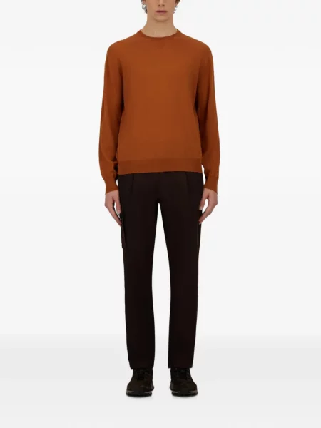Pantaloni Herno cu cordon maro