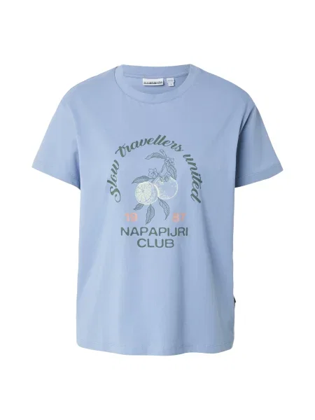 NAPAPIJRI Tricou SALMYS crem / deschis / verde închis albastru