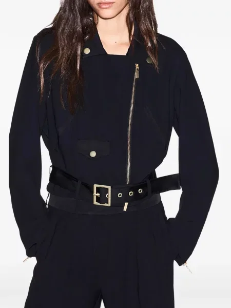 Decupat geacă Armani Exchange negru