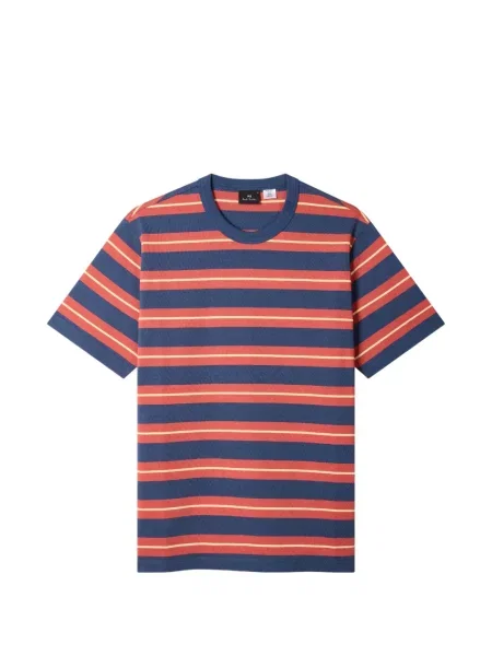 Tricou Ps Paul Smith cu dungi albastru
