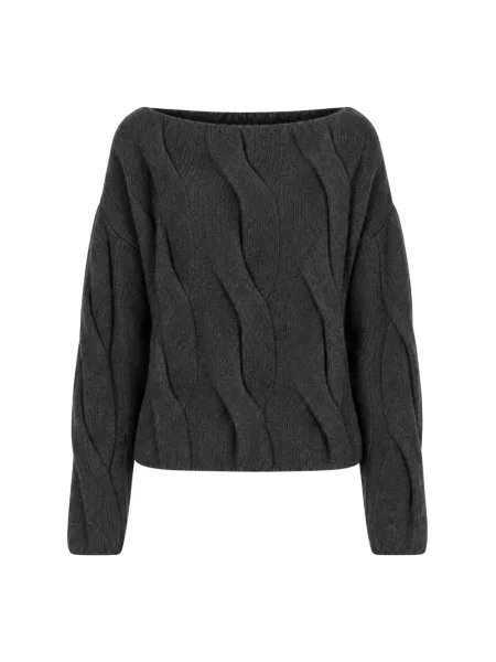 Sweter Liviana Conti wełniany szary