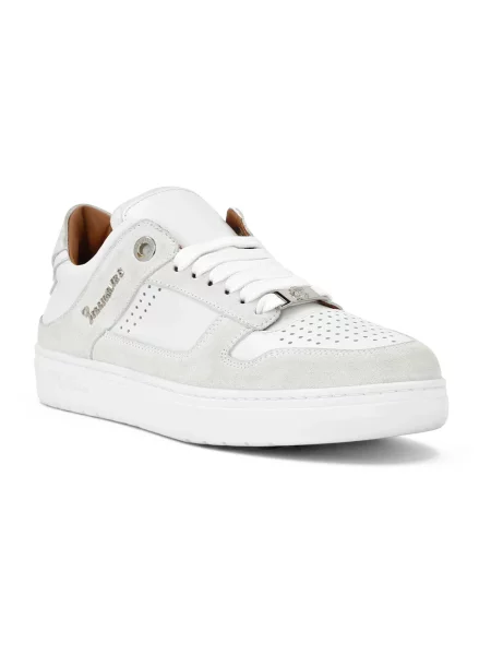 Sneakersy Billionaire zamszowe białe