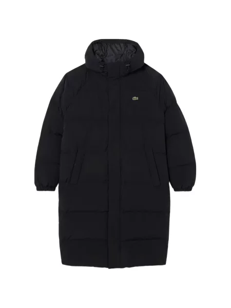 Пухено яке Lacoste черно