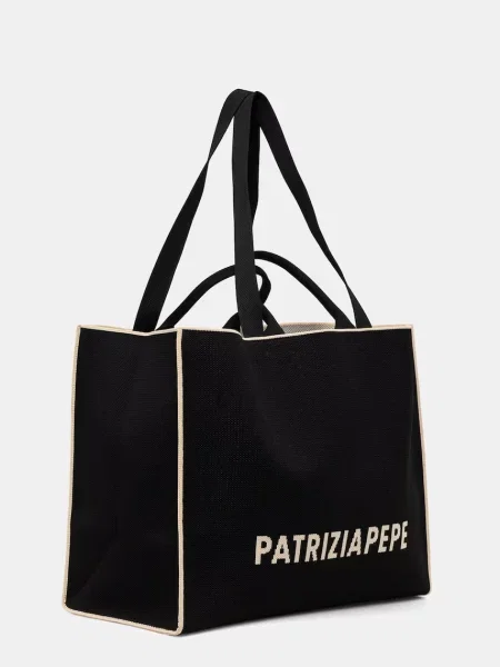 Geantă de mână Patrizia Pepe negru