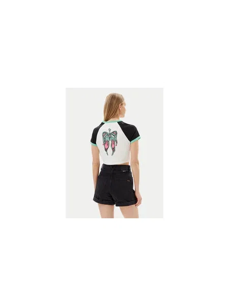 Volcom Marškinėliai Alix 2 Slim Fit balta