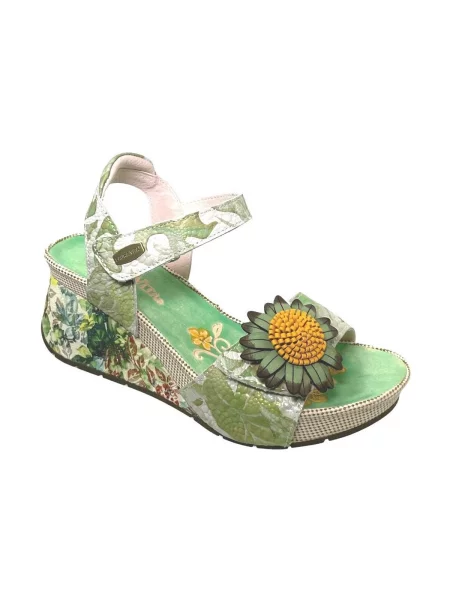 Pantofi Laura Vita verde