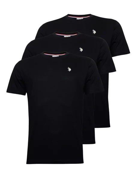 U.S. POLO ASSN. Marškinėliai juoda