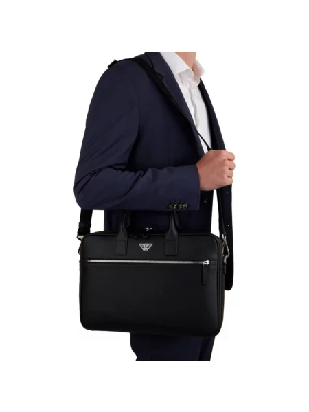 Torba Emporio Armani biznesowa czarna