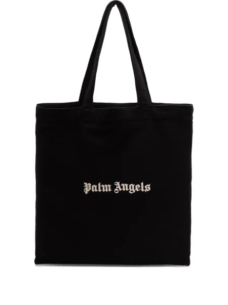 Geantă Palm Angels cu broderie negru