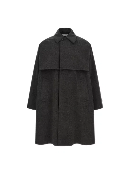 Płaszcz Jil Sander wełniany szary
