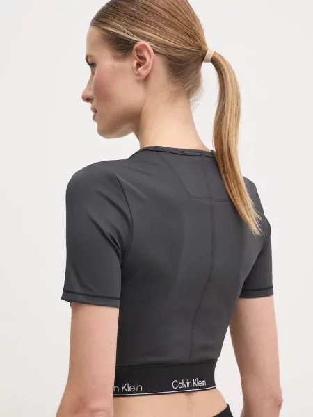 Tréninkové tričko Calvin Klein Performance černá