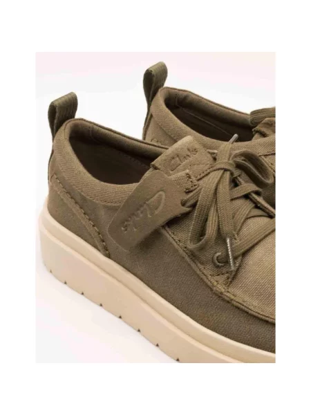 Clarks Pantofi Polden Moc verde