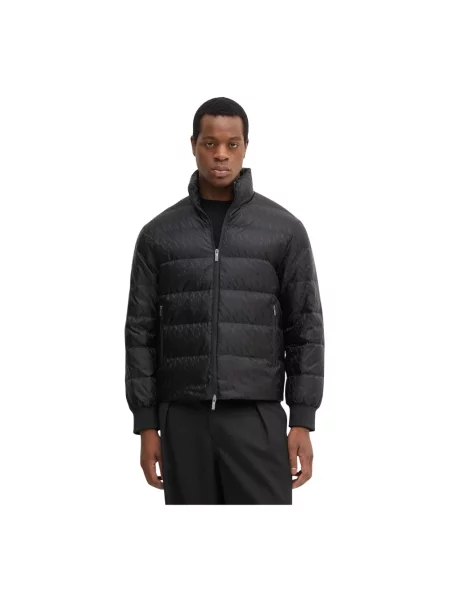 Armani Exchange kurtka puchowa zimowa czarny