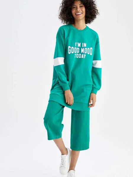 Панталон Defacto зелено