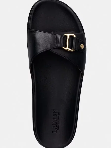 Кожаные шлепанцы Lauren Ralph Lauren
